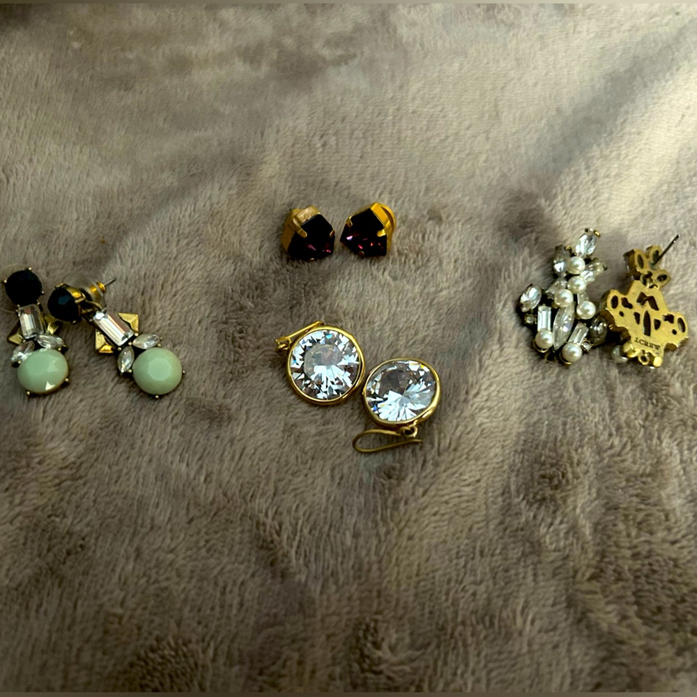 🏵️🏵️Tory Burch and J.Crew Earrings Bundle🏵️🏵️